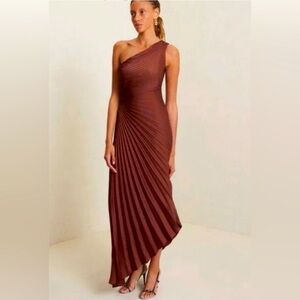 A.L.C Delfina Dress in Rich Brown 6